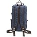 Men's Canvas Backpack Travel Duffel Backpack Bag Large School Bookbag 3-In-1 (Blue-1)