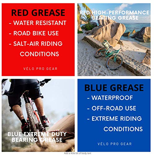 Vélo Pro Gear Bike Bearing Grease and Lubricant Grease for Rust and AntiSeize Protection