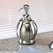 iDesign York Stainless Steel Short Refillable Soap Dispenser - 3.75