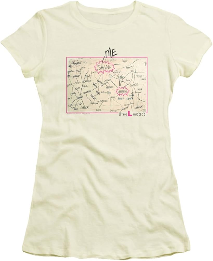 Amazon The L Word Chart Juniors Short Sleeve Shirt Clothing