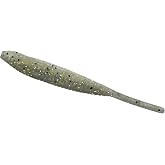 Yamamoto 3.75" Shad Shape Fishing Worm - Realistic Soft Plastic Fishing Lure Baits - 10 Pack