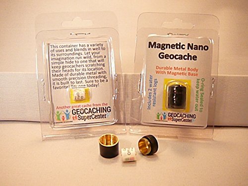Magnetic Nano Geocache - Black 5 - Pack