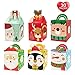 Christmas Candy Boxes, 30 Pack Gift Boxes of 6 Styles,Cute and Small Gift Boxes for Candy, Cookies, Cake with Lids, Christmas Trees Decoration