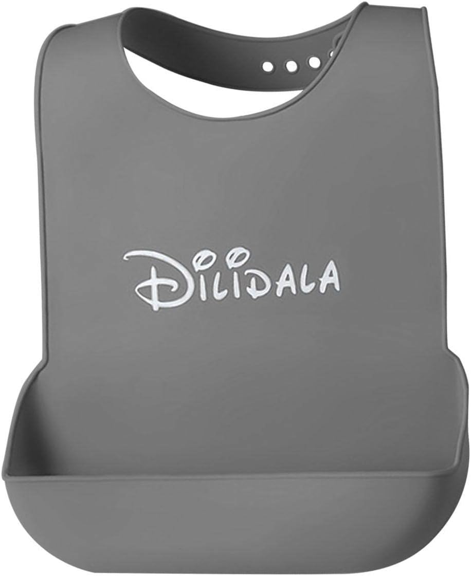 Horypt Silicone Bibs for Adults for Eating, Reusable Adjustable Bibs