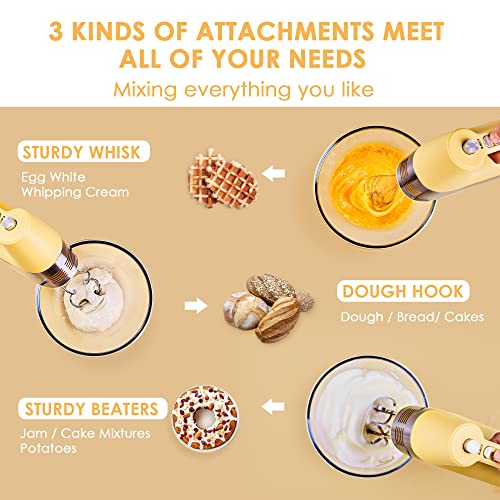 REDMOND Electric Hand Mixer, 5Speed Hand Mixer with Measuring Storage