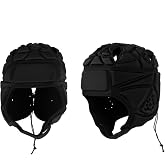 Rugby Headguards, Soft Football Helmet, Youth 7v7 Rugby Helmet Soft Padded Headgear Rugby Helmet Headguard Autism Special Needs Head Protection for Adults Kids
