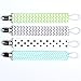 Pacifier Clip by Wsky - 4 Pack, Best Pacifier Holder-2-Sided Stylish Design, Perfect Baby Shower Gift