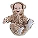 MICHLEY Baby Girls Boys Romper Bear Style Jumpsuit Autumn & Winter Cosplay Clothes