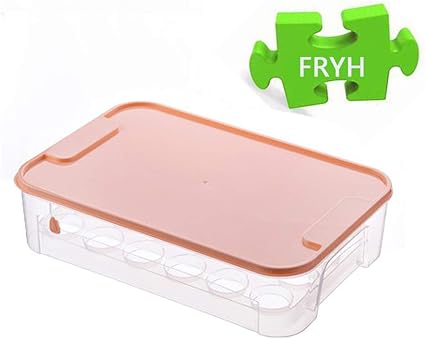 24 Huevos Duraderos Refrigerador Caja De Almacenamiento Titular De