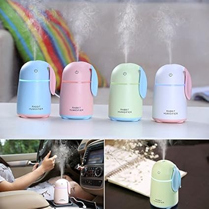 Epyz Ultrasonic Cool Mist Humidifier Bulb Air Purifier humidifier with Whisper Quiet Operation,Automatic Shut-Off and LED Night