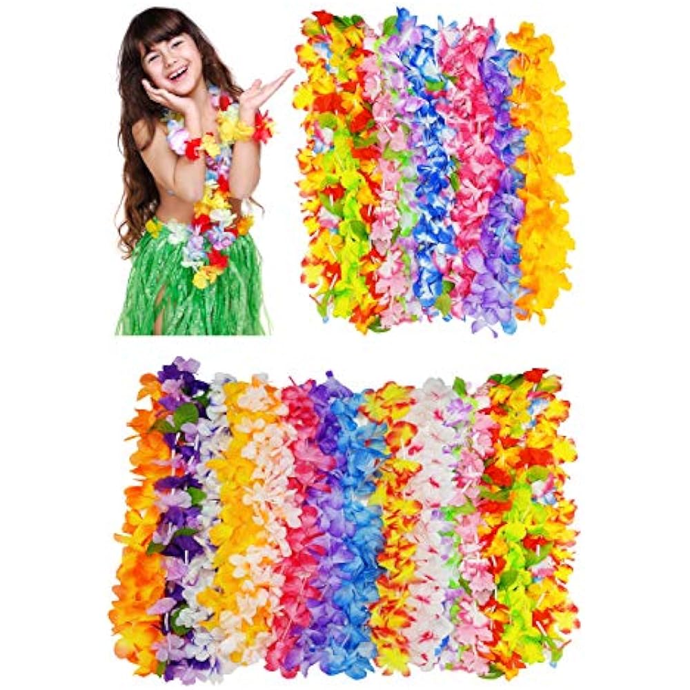 Hawaiian Leis Bulk Luau Moana Party Supplies Favors &ndash 30pcs