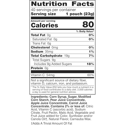 MOTT’S FRUIT FLAVORED SNACKS, BERRY, GLUTEN FREE SNACK, FAMILY PACK, 40 CT, 32 OZ