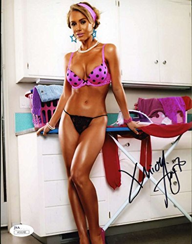 NICOLE ANNISTON JSA COA Hand Signed 8X10 Photo AVN Autograph Authenticated 1
