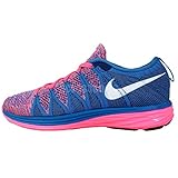 Nike Women's Wmns Flyknit Lunar 2, PINK FLASH/WHITE-PHT BL-BRV BL