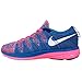 Nike Women's Wmns Flyknit Lunar 2, PINK FLASH/WHITE-PHT BL-BRV BL