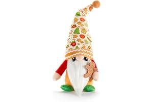 Giftcraft 474528 Gingerbread Gnome, 10 inch, Polyester, Ginger