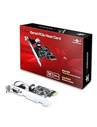 Vantec PCIe 2 puertos serie y 1 paralelo tarjeta de host (ugt pce2s1p), Plateado