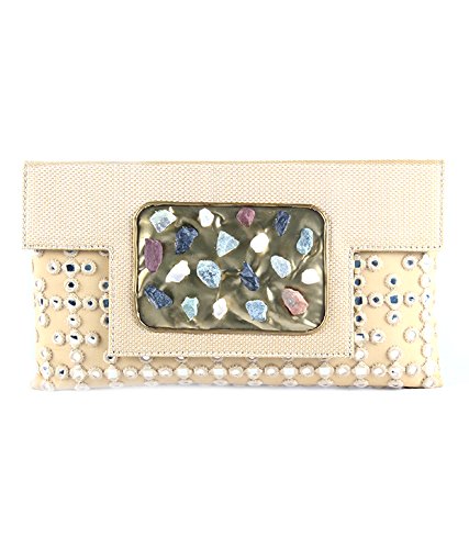 Saisha Clutch (Gold) (Contemporary)