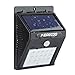Solar Motion Sensor Lights, MORECOO 15 LED Outdoor Bright Light Auto On/off at Dawn Dark with Motion Sensor, Wireless Waterproof Security Lighting Night Lights for Patio, Yard, Garden,Outside Wall.