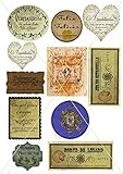 Harry Potter Halloween 24 Potion Vintage Apothecary Inspired Birthday Party Label Stickers Scrapbooking Crafts