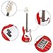 ammoon I2025R Electric Bass Guitar PB Style Basswood Body Rosewood Fingerboard with Gig Bag Strap Cable Pickups