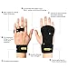 Yosoo Gymnastics Grip Palm Protectors with Wrist Support Strap for Workout Cross Training Weight Lifting, Suits Men and Women - Pull Up Gloves with Padding to Avoid Calluses