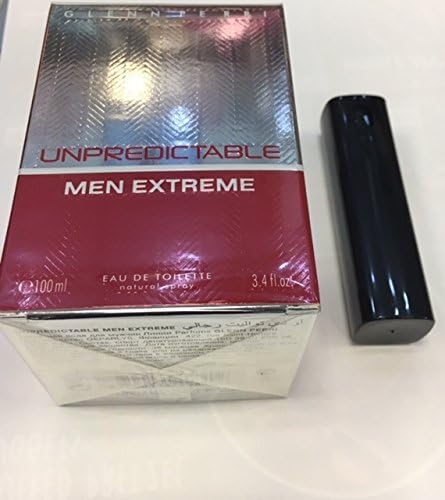 UNPREDICTABLE MEN EXTREME 3.3 OZ WITH 12 ML EMPTY REFILLABEL MINI by GLENN PERRY