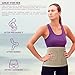 ORTONYX Ergonomic Abdominal Binder Waist and Lower Back Support Belt, Back Brace for Women & Men - Breathable, Elastic, With Extra Band - Beige XXL