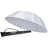 Westcott 4632 7-Feet White Diffusion Parabolic Umbrella