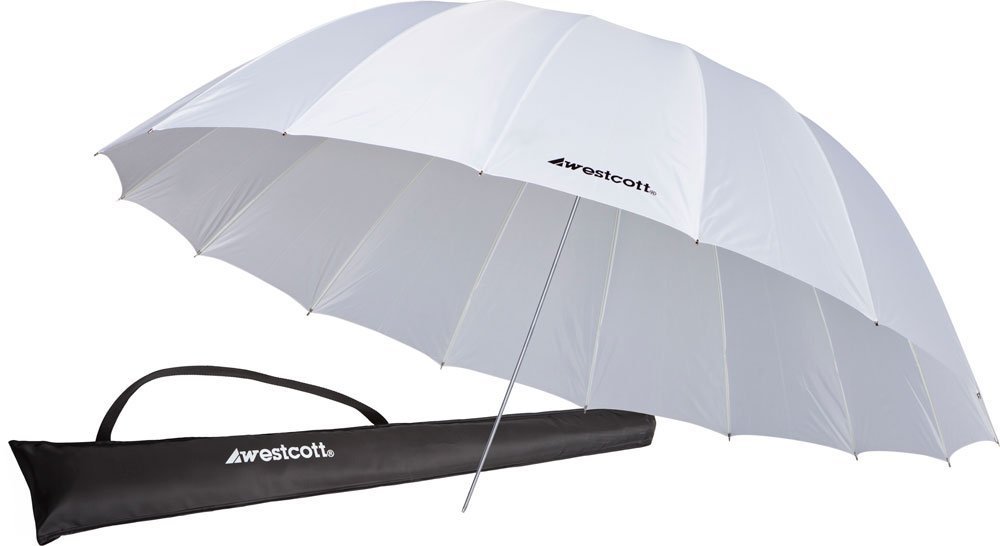 Westcott 7 foot 2.2m Parabolic Umbrella - White
