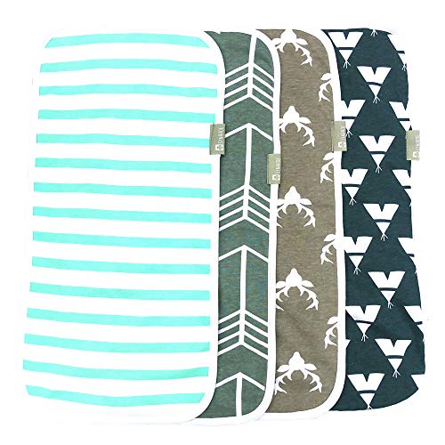 Burp Cloths for Baby 20 by 10 Inches Big Size Cotton Triple lays Burping Rags