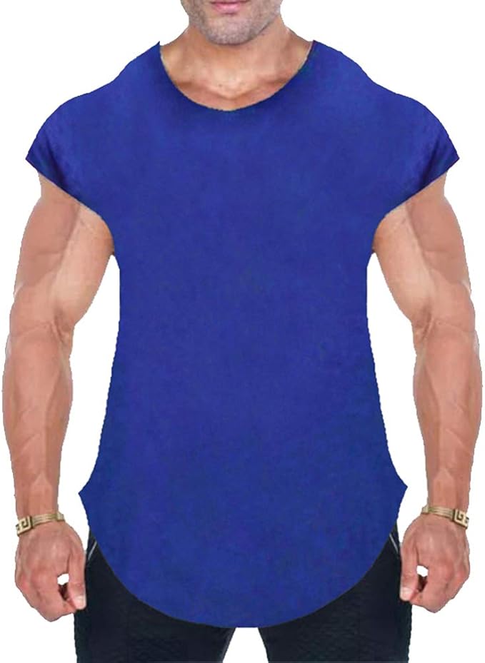 MEIHAOWEI Fitness Hombres Ropa Músculo Gorila Sólido Gym Tank Tops ...