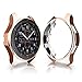 Case Compatible for Samsung Gear S3 Frontier SM-R760,HMJ Band All-Around Protective Bumper Slim Plated TPU Case Scratch-Proof Cover Shell for Samsung Gear S3 Frontier/Classic Galaxy Watch 46mm SM-R800