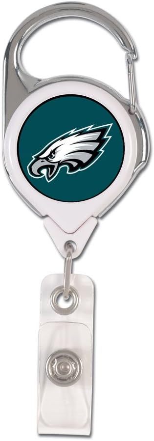 NFL Philadelphia Eagles Retractable Premium Badge Holder, Team Color, One Size