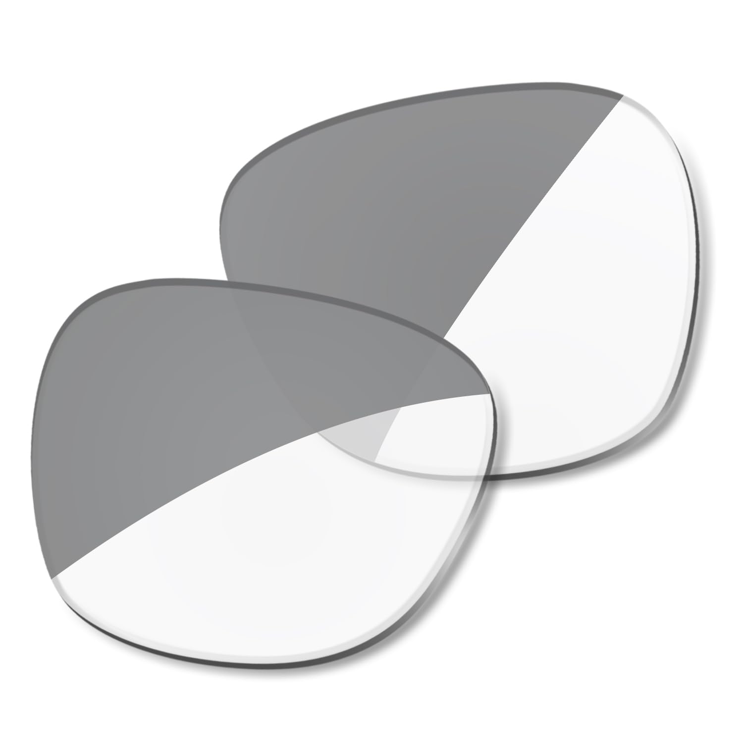 Photo 1 of CrimOakson Replacement Lenses for Ray-Ban Stories Meteor RW4005 51mm Smart Ai Glasses - Photochromic-Clear to Grey