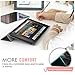 MoKo Case for Fire HD 8 2016 Tablet - Ultra Lightweight Slim Shell Stand Cover with Translucent Frosted Back for Fire HD 8 (Previous 6th Generation - 2016 Release ONLY), Black