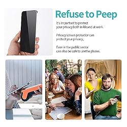 Pehael [2+2 Pack] iPhone 15 Privacy Screen