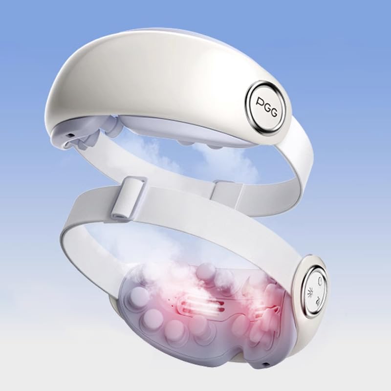 Photo 1 of ***PARTIAL SET - PRICE ADJUSTED***
PGG Luxury Eye Massager with Steam & Heat - Bluetooth Music, 14 Massage Heads,Four Massage Modes for Dry Eyes,Dark Circles,Relax,Puffiness,SPA,Migraine Relief, Reduce Stye Eye, Great Gifts for Woman