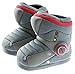 Trimfit Boys Robot Plush Slippers Moccasin (Little Kid/Big Kid) Grey/Red