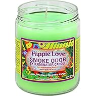 Smoke Odor Exterminator 13oz Jar Candle, Hippie Love, 13 oz