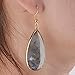 SUNYIK Women's Labradorite Teardrop Dangle Earrings for Women