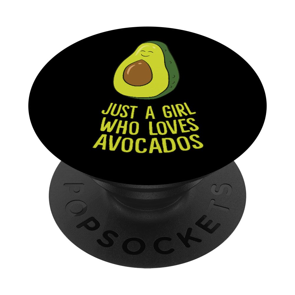 Just a Girl Who Loves Avocados Cute Avocado PopSockets Adhesive PopGrip