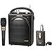 Pyle PWMA200 Rechargeable Portable PA System with Wireless Lavalier/Headset MIC and 1 Wired Micthumb 1