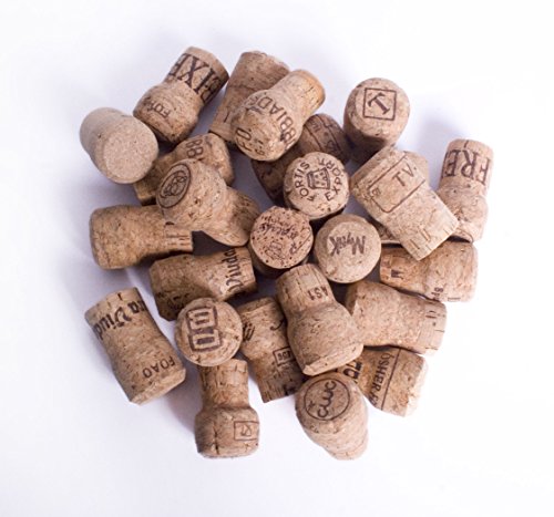 Assorted Used Real Sparkling Wine Corks for Up-cycle Crafts (25 Count)