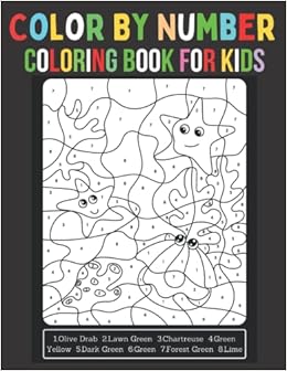 color by number coloring book for kids large print birds flowers animals and pretty patterns color by number books black background publishing lo safarie house 9798764745534 amazon com books