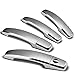 For Cruze/Malibu/Sonic/Regal 4pcs Exterior Door Handle Cover with Driver Side Keyhole (Chrome)
