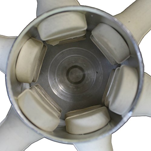 Chicken Plucker Drill Attachments - Poultry Feather Remover 15 Fingers (Broiler Duck) with Best Chicken Plucker Fingers (White)