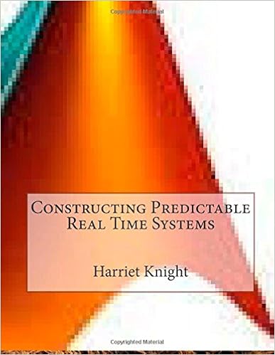 Constructing Predictable Real Time Systems Harriet G Knight - 