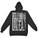 Hollywood Undead Men's Mirror Dove Zippered Hooded Sweatshirt X-Large Black