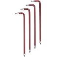 HARFINGTON 4pcs Hex Key Torx Wrench T40 S2 Steel L-Shape Long Arm Star 6 Point Hexagon SAE Wrenches Repairing Tool for Home Repair